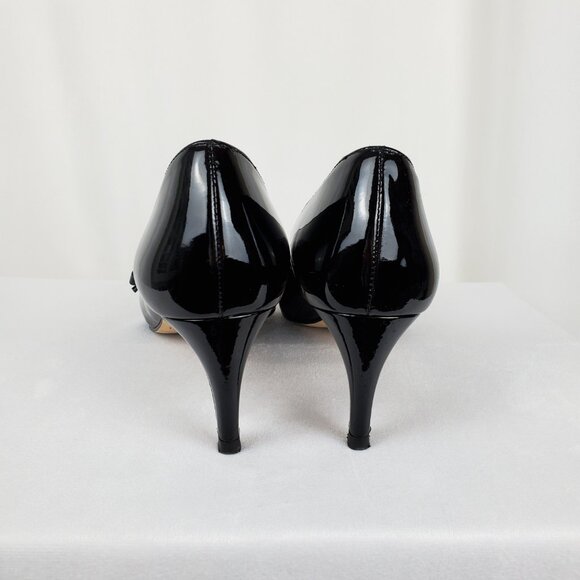 LK Bennett Berenice Patent Kitten Heel Pump - Picture 9 of 11
